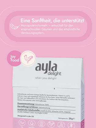 Hühnerherzen für Katzen