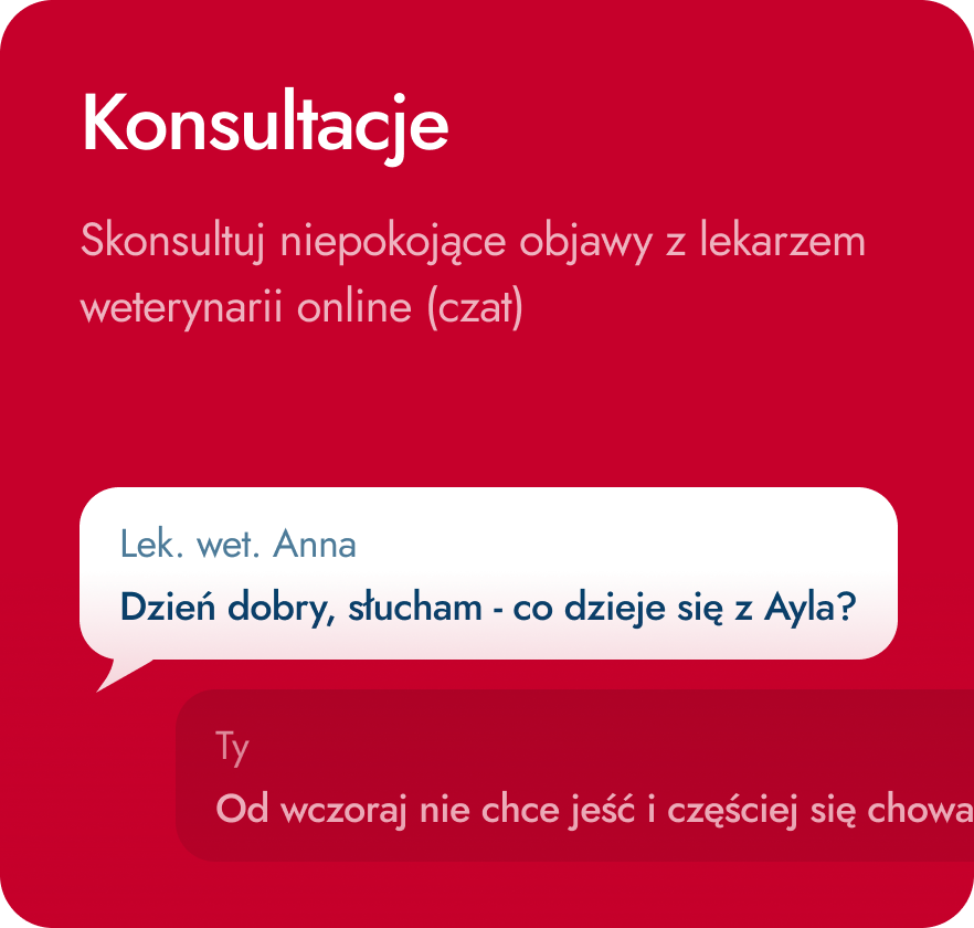 Konsultacje z lekarzem weterynarii